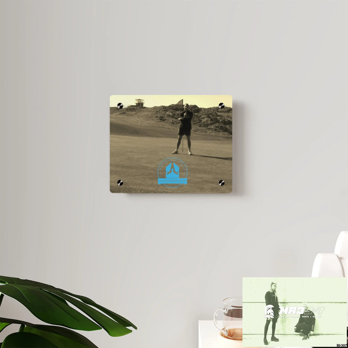 A Who Dares Wins Strike A on Barmouth - Morfa Nefyn 20X hole No 13 Acrylic Wall Art Panels Home Decor