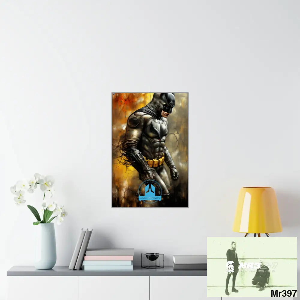 A Who Dares Wins Super Resolution Batpain Steampunk Graphic Matte Vertical Posters 20″ x 30″ / Matte Poster