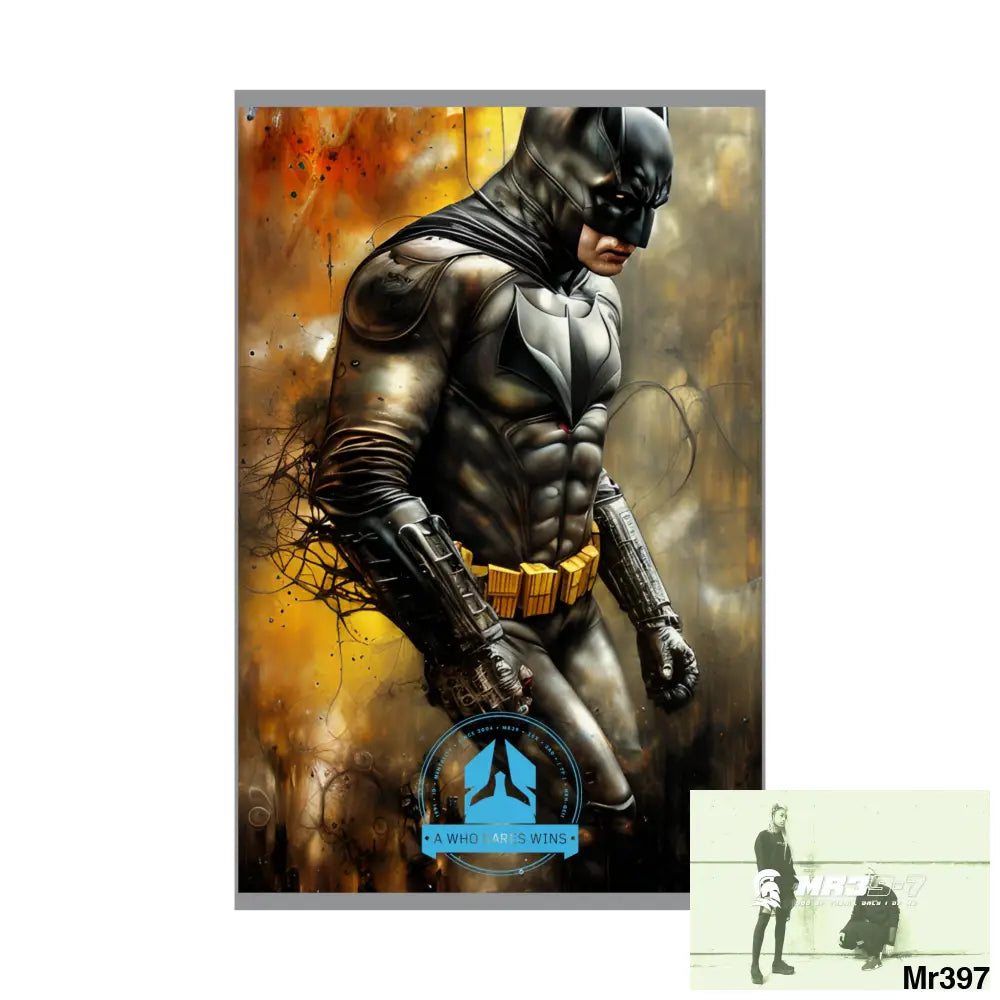 A Who Dares Wins Super Resolution Batpain Steampunk Graphic Matte Vertical Posters Poster