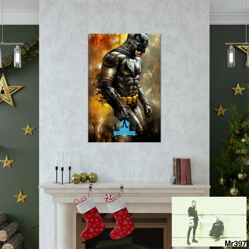 A Who Dares Wins Super Resolution Batpain Steampunk Graphic Matte Vertical Posters Poster