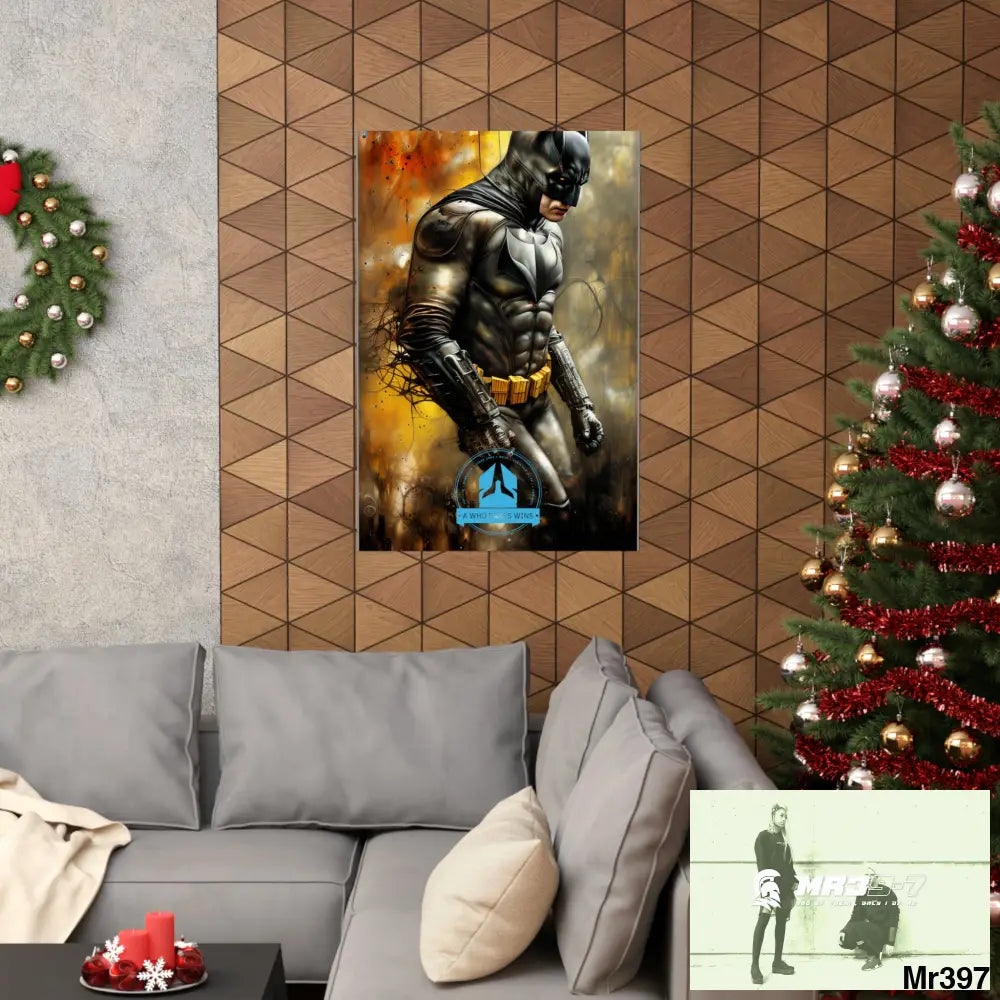 A Who Dares Wins Super Resolution Batpain Steampunk Graphic Matte Vertical Posters Poster