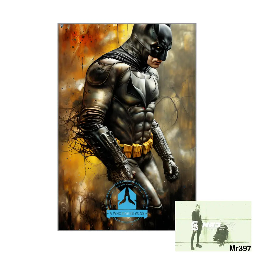 A Who Dares Wins Super Resolution Batpain Steampunk Graphic Matte Vertical Posters Poster