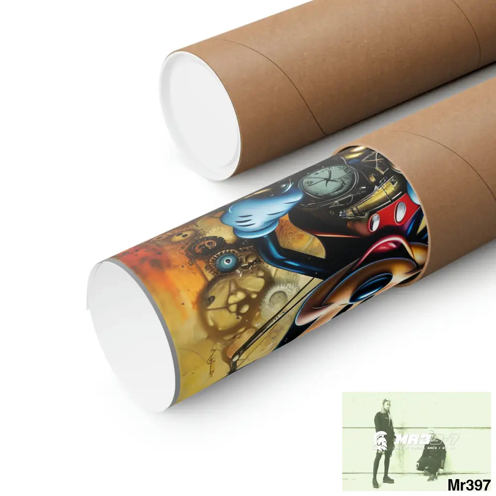 A Who Dares Wins SuperResolution Micky Mouse Steampunk Graphic Matte Vertical Posters Poster