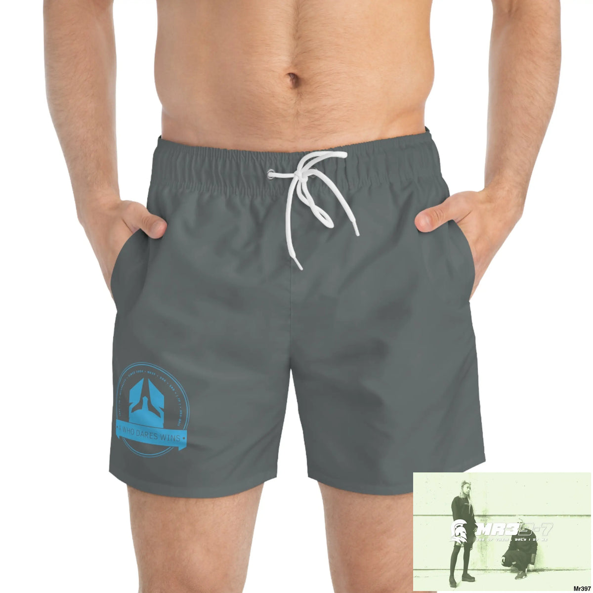 A Who Dares Wins Swim Trunks (AOP) All Over Prints