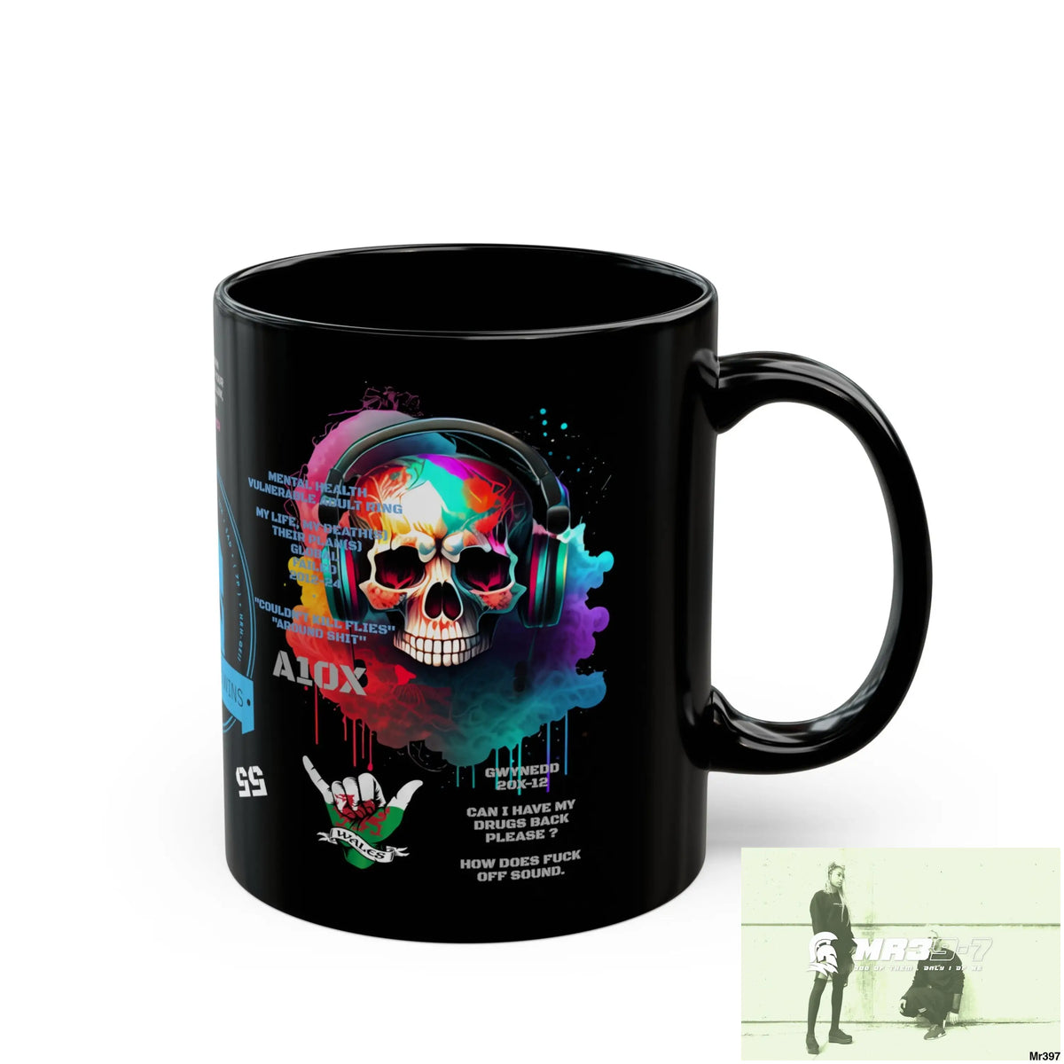 A Who Dares Wins Tactical GB / Wales 11oz Mug Mental Health VAR / My Life My Deaths Their Plans Failed Couldn’t kill