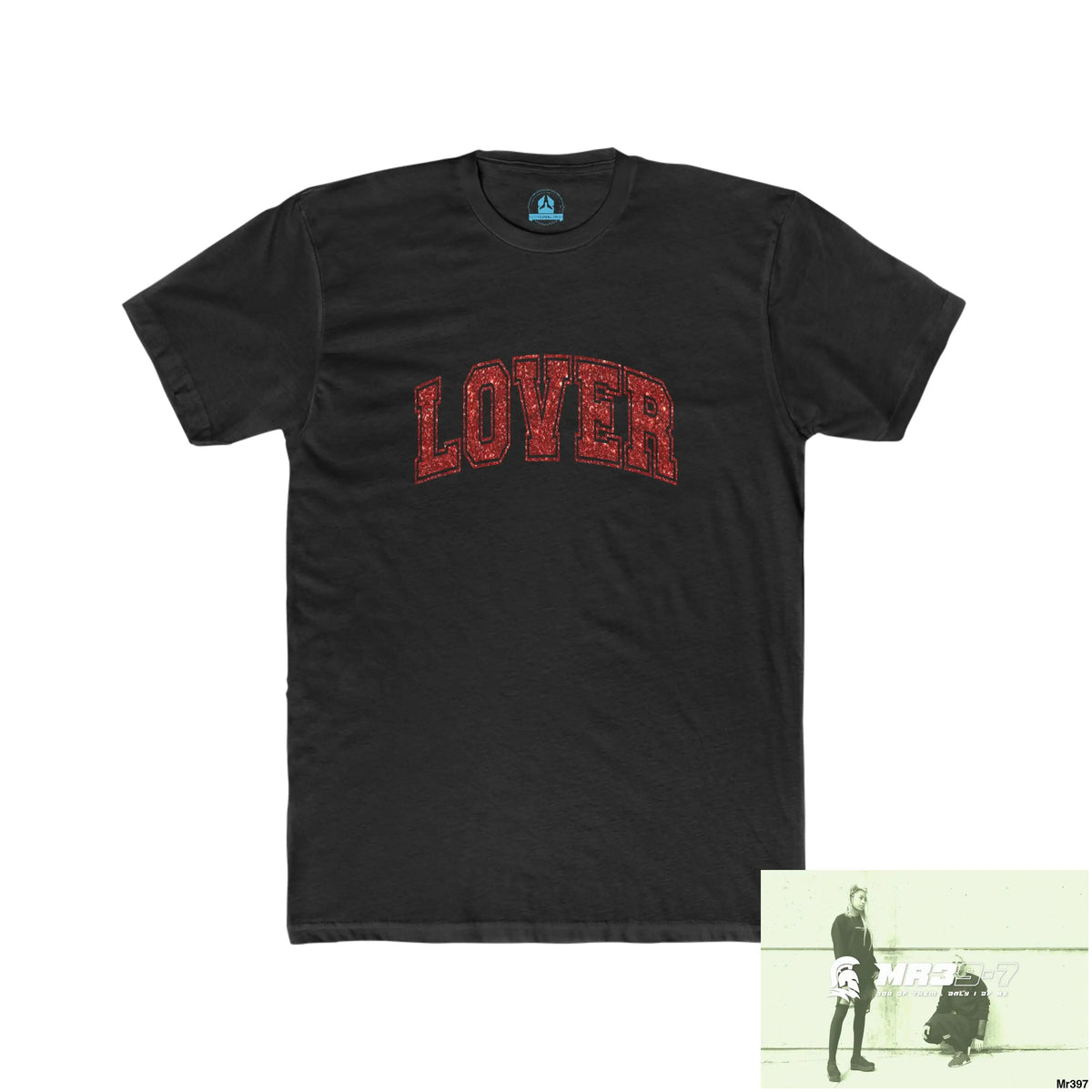 A Who Dares Wins Tactical Lover Glitter Men’s Cotton Crew Tee Solid Black / XS T-Shirt