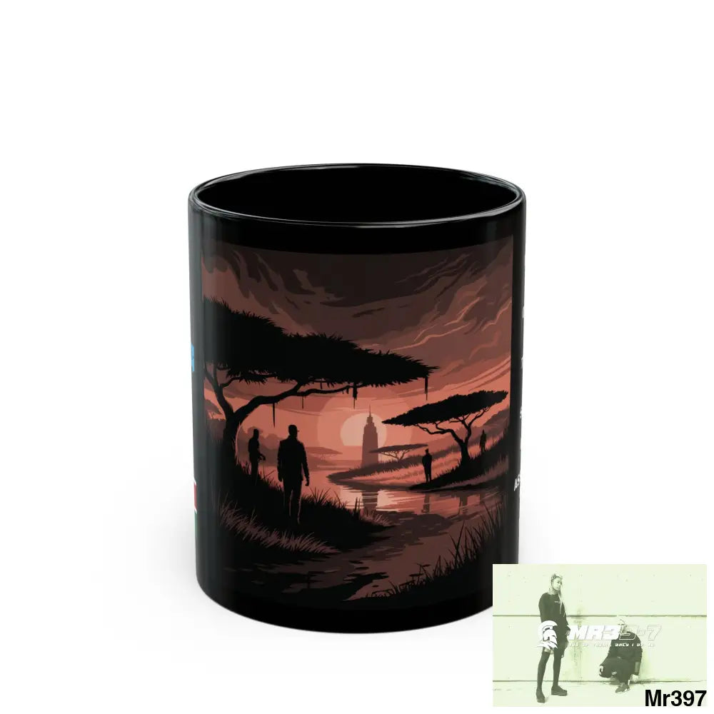 A Who Dares Wins Tactical SAS Kenya 2015 trip AI 12th Themed 11oz Black Mug GB 11oz Mug