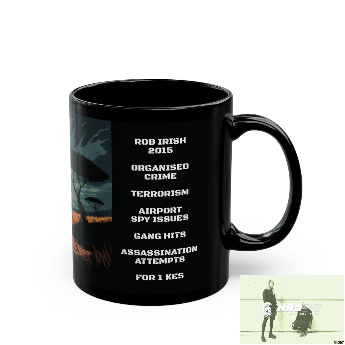 A Who Dares Wins Tactical SAS Kenya 2015 trip AI 7 Themed 11oz Black Mug GB 11oz Mug