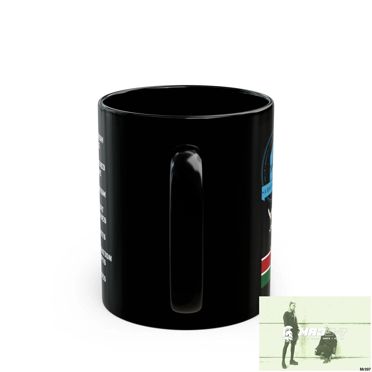 A Who Dares Wins Tactical SAS Kenya 2015 trip AI 7 Themed 11oz Black Mug GB 11oz Mug