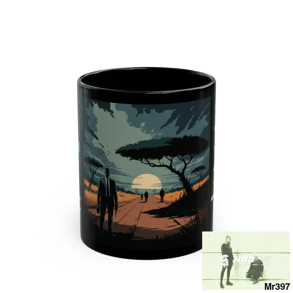 A Who Dares Wins Tactical SAS Kenya 2015 trip AI 7 Themed 11oz Black Mug GB 11oz Mug