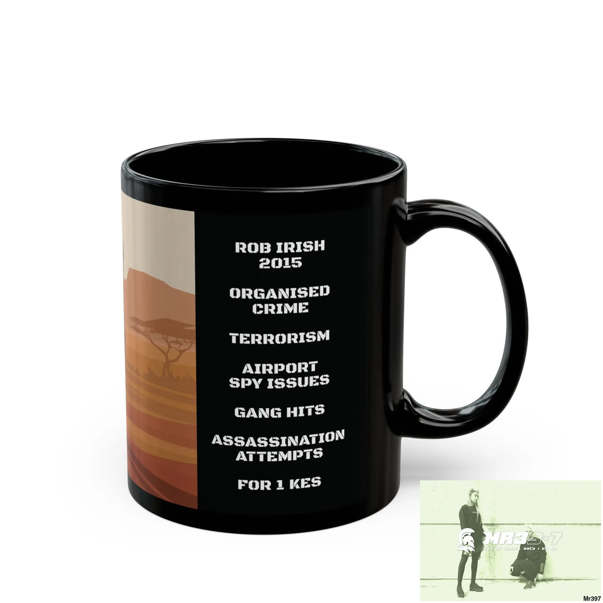 A Who Dares Wins Tactical SAS Kenya 2015 trip AI Blog no10 Themed 11oz Black Mug GB 11oz Mug