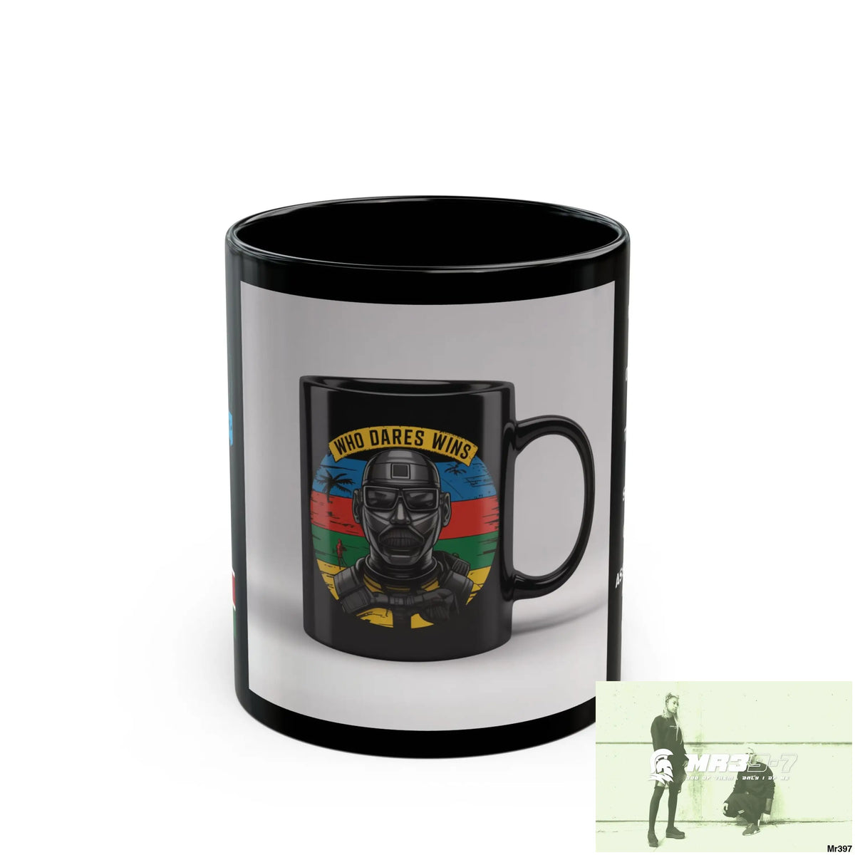 A Who Dares Wins Tactical SAS Kenya 2015 trip AI Blog no3 Themed 11oz Black Mug GB 11oz Mug