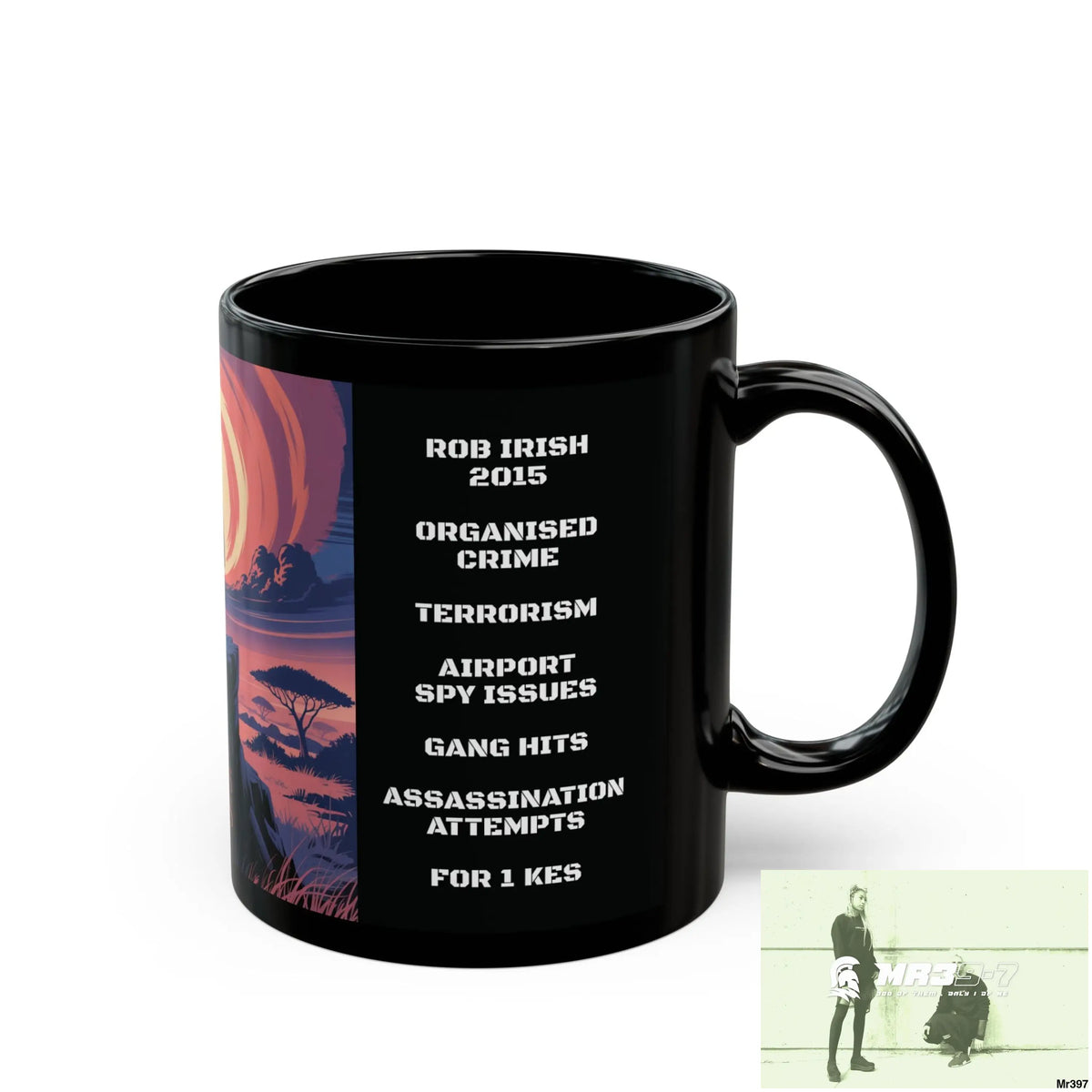 A Who Dares Wins Tactical SAS Kenya 2015 trip AI Blog no4 Themed 11oz Black Mug GB 11oz Mug