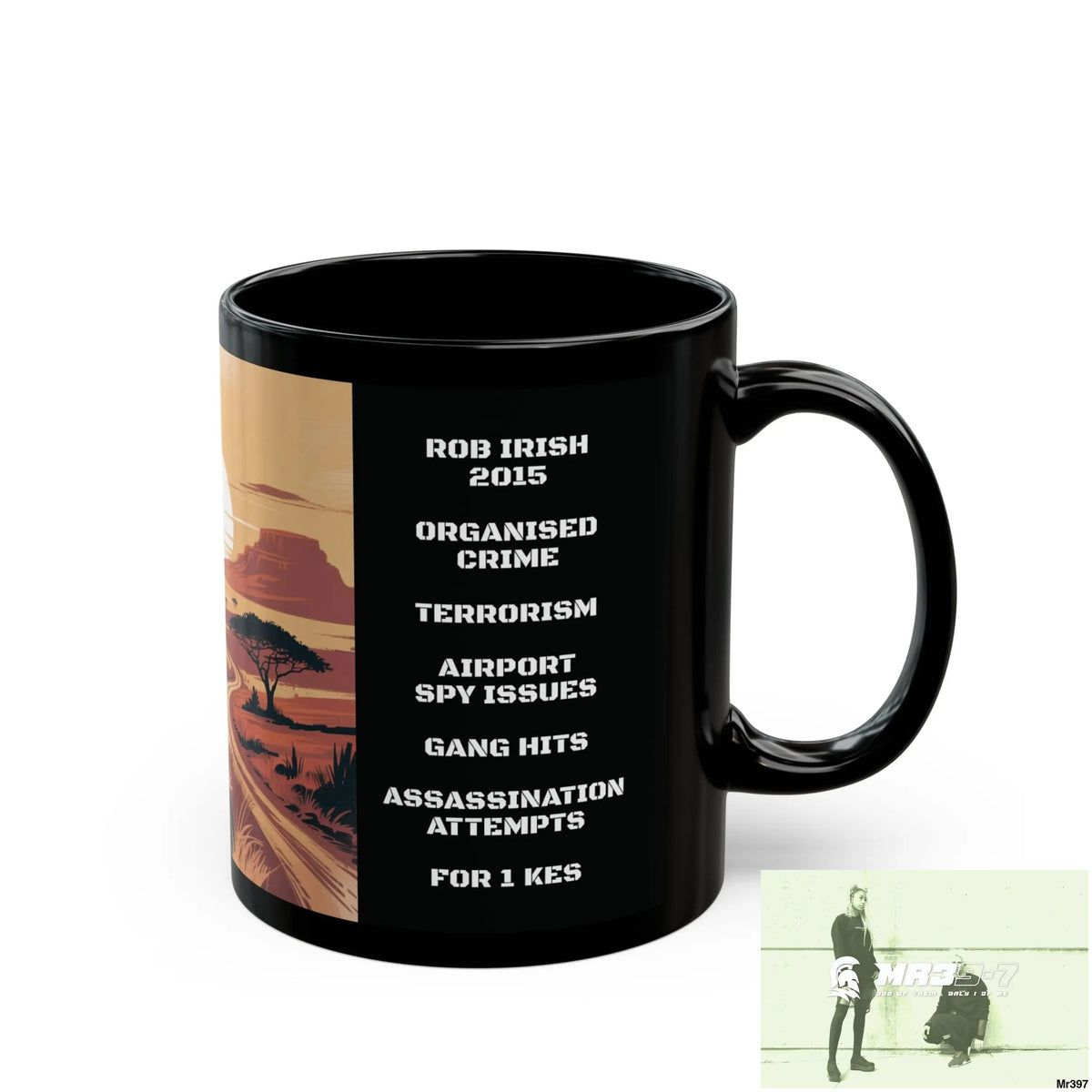 A Who Dares Wins Tactical SAS Kenya 2015 trip AI Blog no6 Themed 11oz Black Mug GB 11oz Mug
