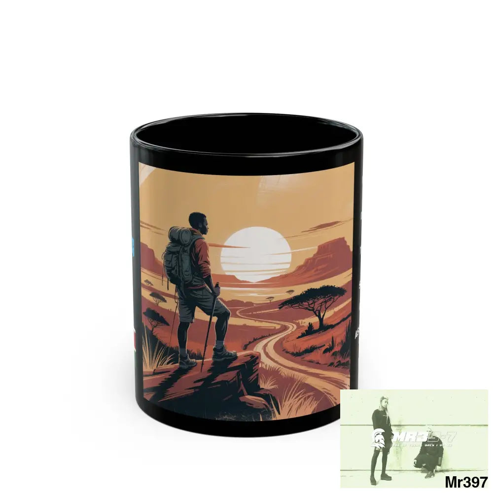 A Who Dares Wins Tactical SAS Kenya 2015 trip AI Blog no6 Themed 11oz Black Mug GB 11oz Mug