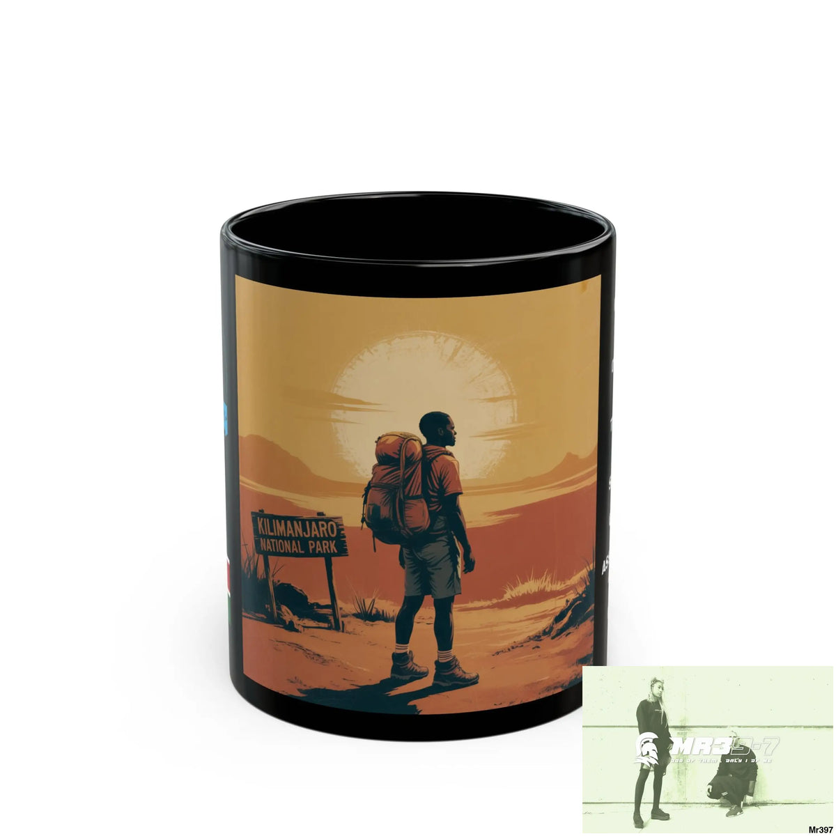 A Who Dares Wins Tactical SAS Kenya 2015 trip AI Blog no7 Themed 11oz Black Mug GB 11oz Mug