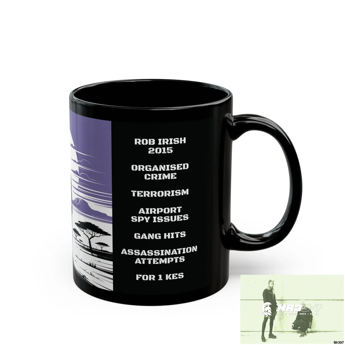 A Who Dares Wins Tactical SAS Kenya 2015 trip AI Blog no9 Themed 11oz Black Mug GB 11oz Mug
