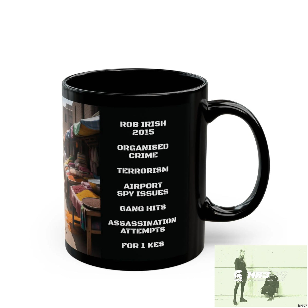 A Who Dares Wins Tactical SAS Kenya 2015 trip AI Themed 11oz Black Mug GB 11oz Mug