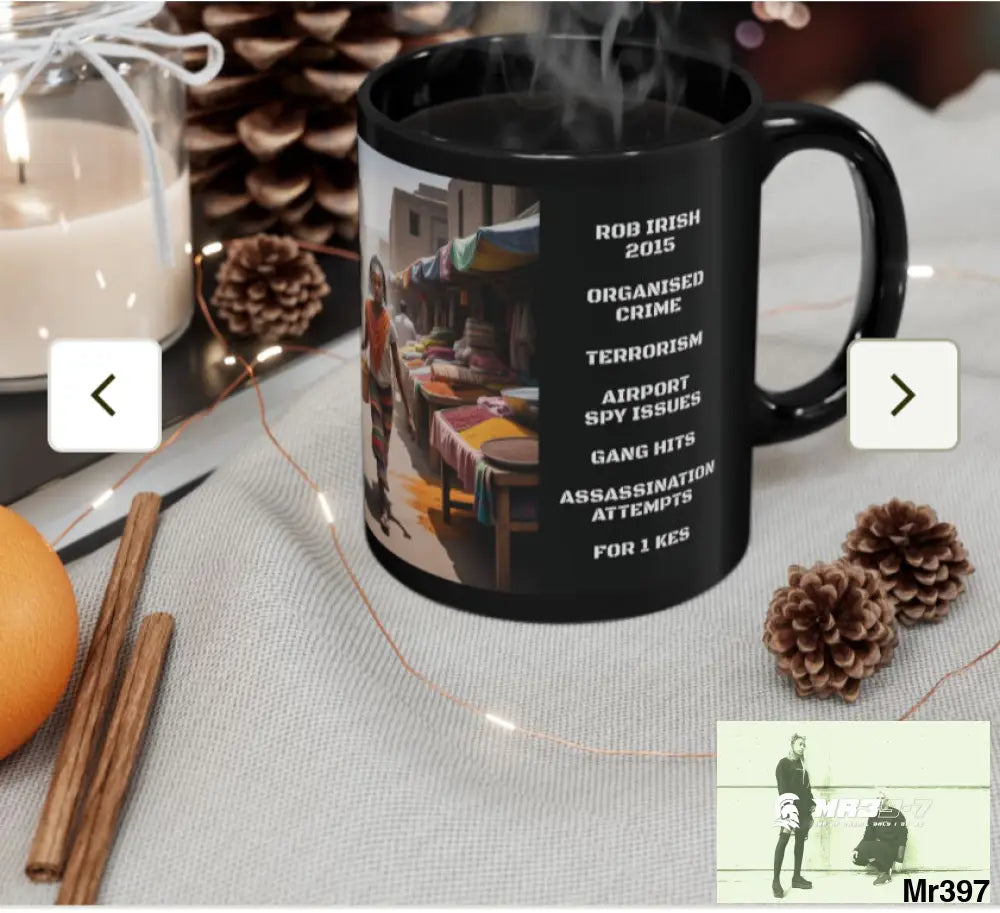 A Who Dares Wins Tactical SAS Kenya 2015 trip AI Themed 11oz Black Mug GB 11oz Mug