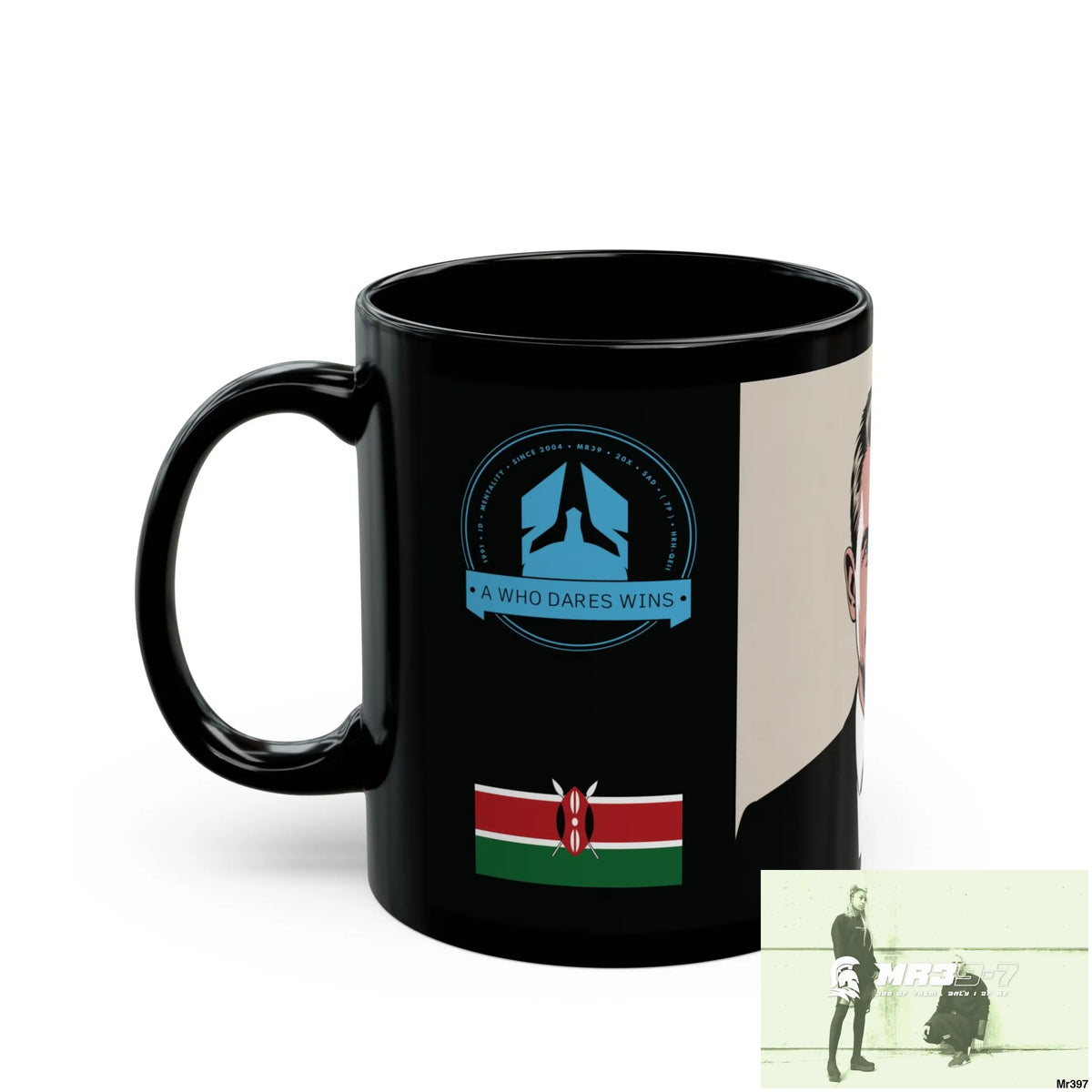A Who Dares Wins Tactical SAS Kenya 2015 trip New AI Blog no10 Banksy inspired Themed 11oz Black Mug GB 11oz Mug