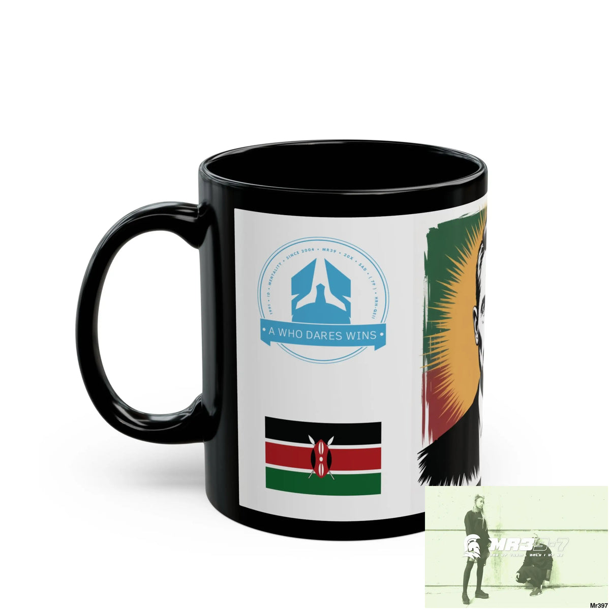 A Who Dares Wins Tactical SAS Kenya 2015 trip New AI Blog no11 Banksy inspired Themed 11oz Black Mug GB 11oz Mug