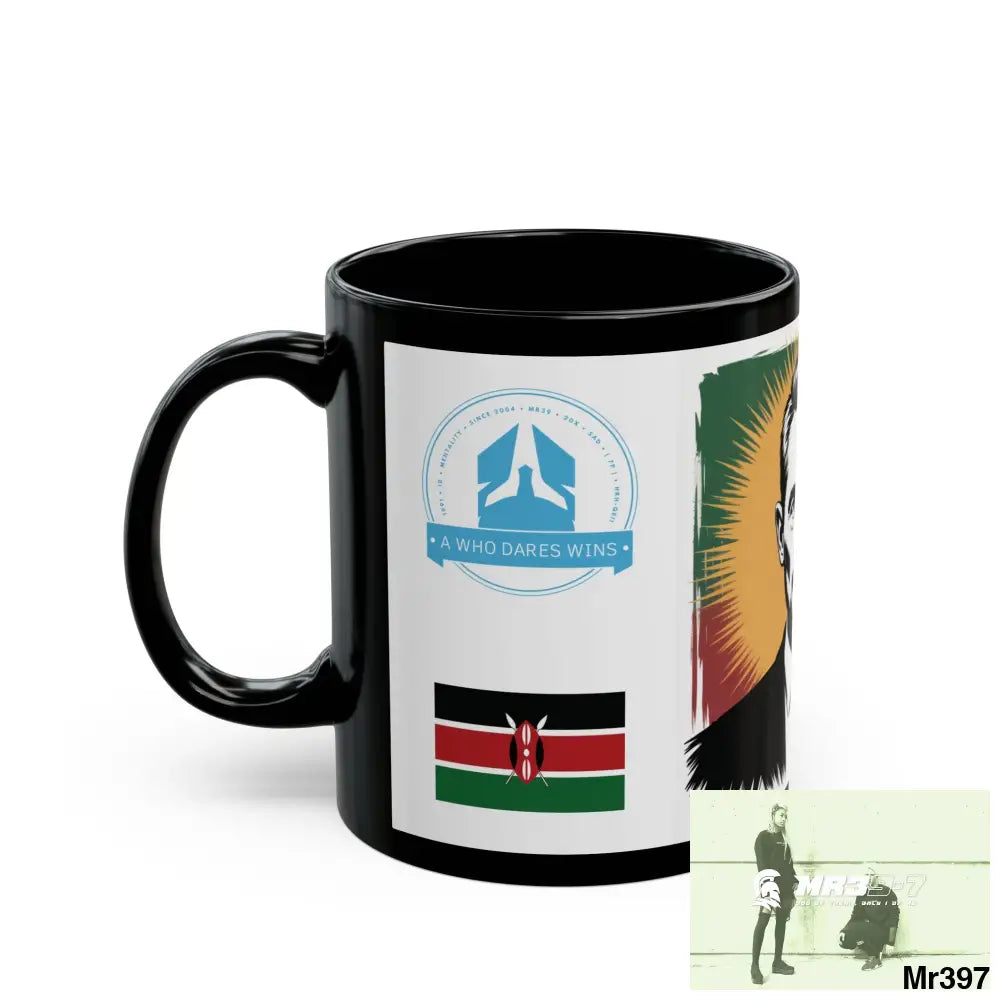 A Who Dares Wins Tactical SAS Kenya 2015 trip New AI Blog no11 Banksy inspired Themed 11oz Black Mug GB 11oz Mug