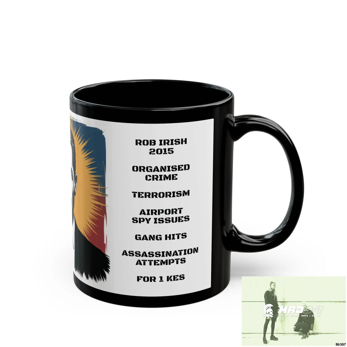 A Who Dares Wins Tactical SAS Kenya 2015 trip New AI Blog no11 Banksy inspired Themed 11oz Black Mug GB 11oz Mug
