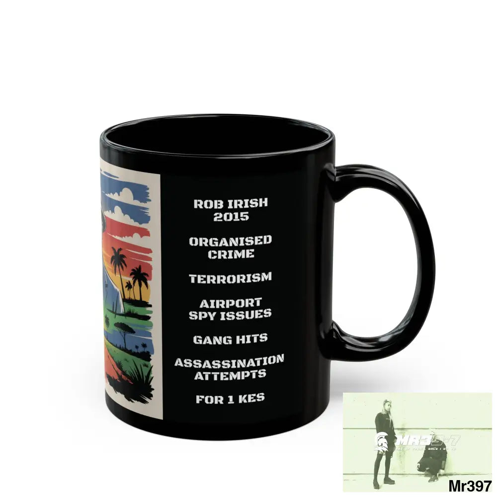 A Who Dares Wins Tactical SAS Kenya 2015 trip New AI Blog no12 Banksy inspired Themed 11oz Black Mug GB 11oz Mug