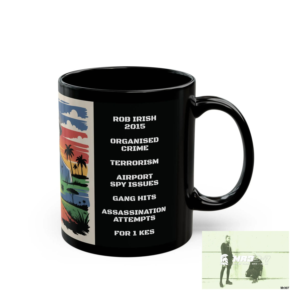 A Who Dares Wins Tactical SAS Kenya 2015 trip New AI Blog no12 Banksy inspired Themed 11oz Black Mug GB 11oz Mug