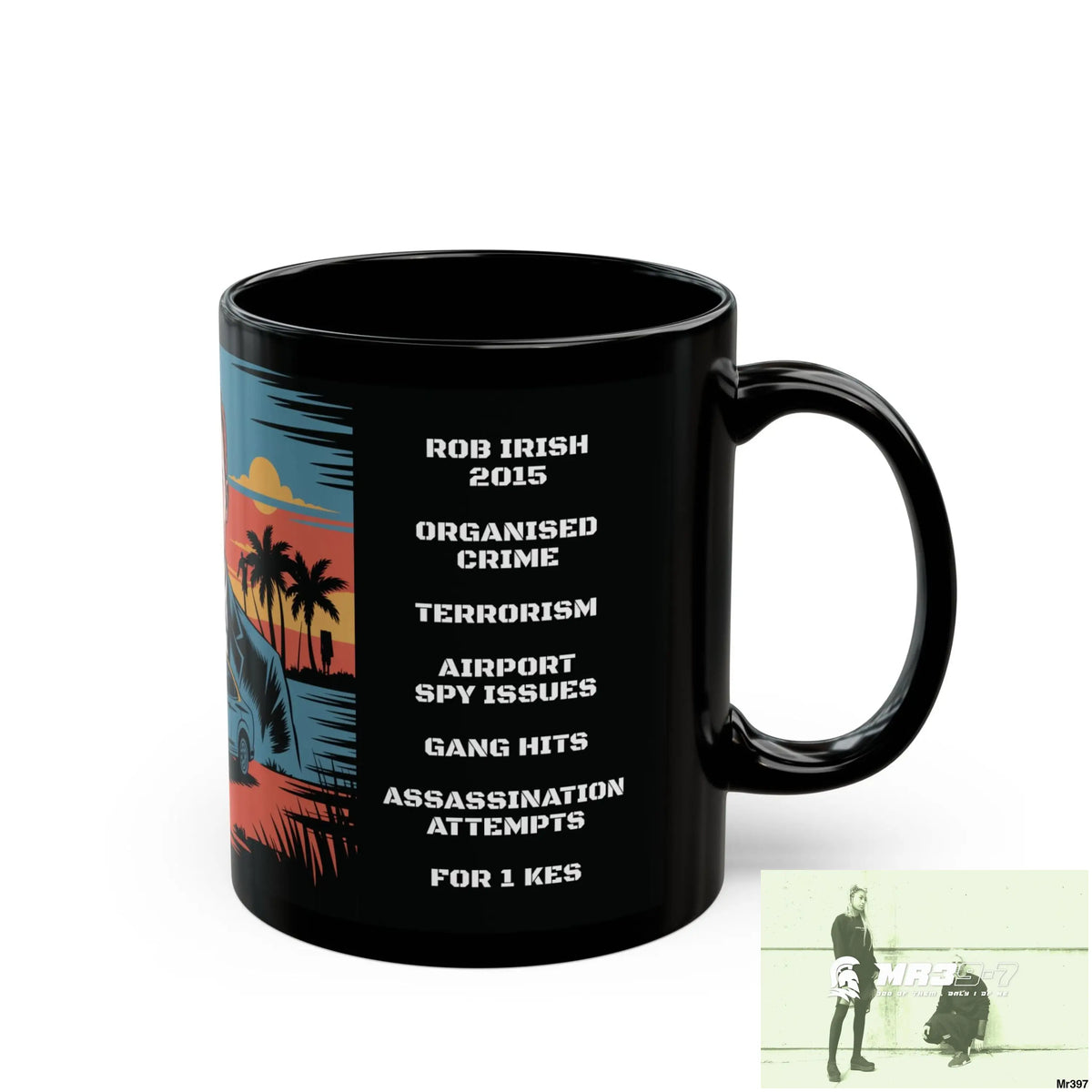 A Who Dares Wins Tactical SAS Kenya 2015 trip New AI Blog no13 Banksy inspired Themed 11oz Black Mug GB 11oz Mug