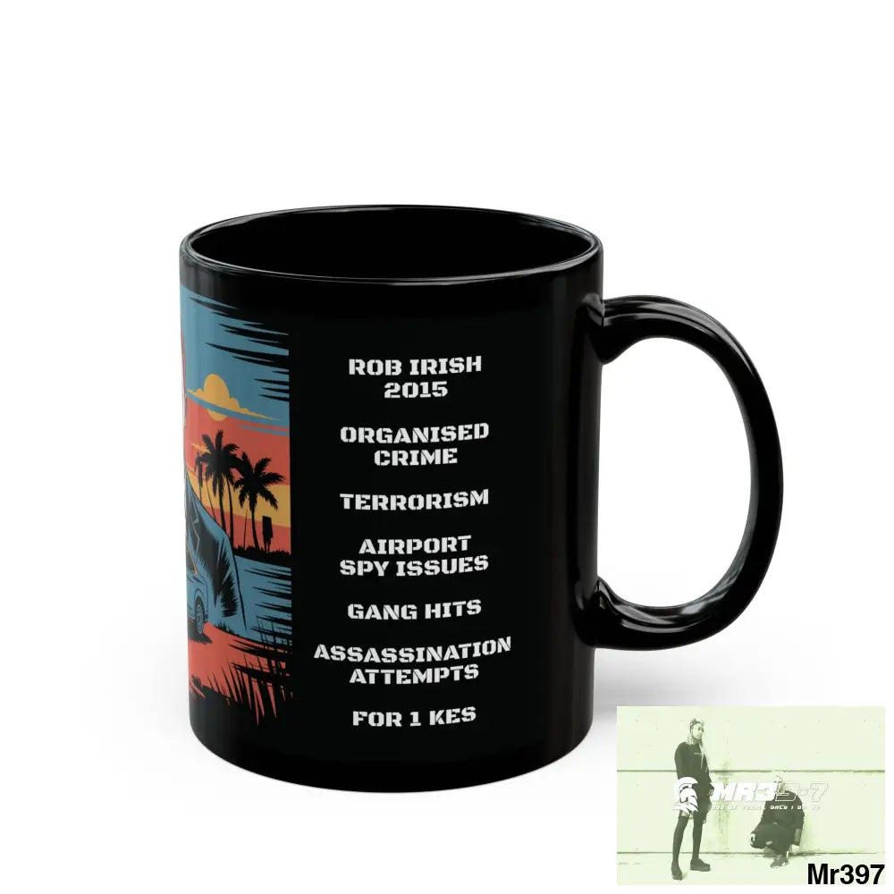A Who Dares Wins Tactical SAS Kenya 2015 trip New AI Blog no13 Banksy inspired Themed 11oz Black Mug GB 11oz Mug