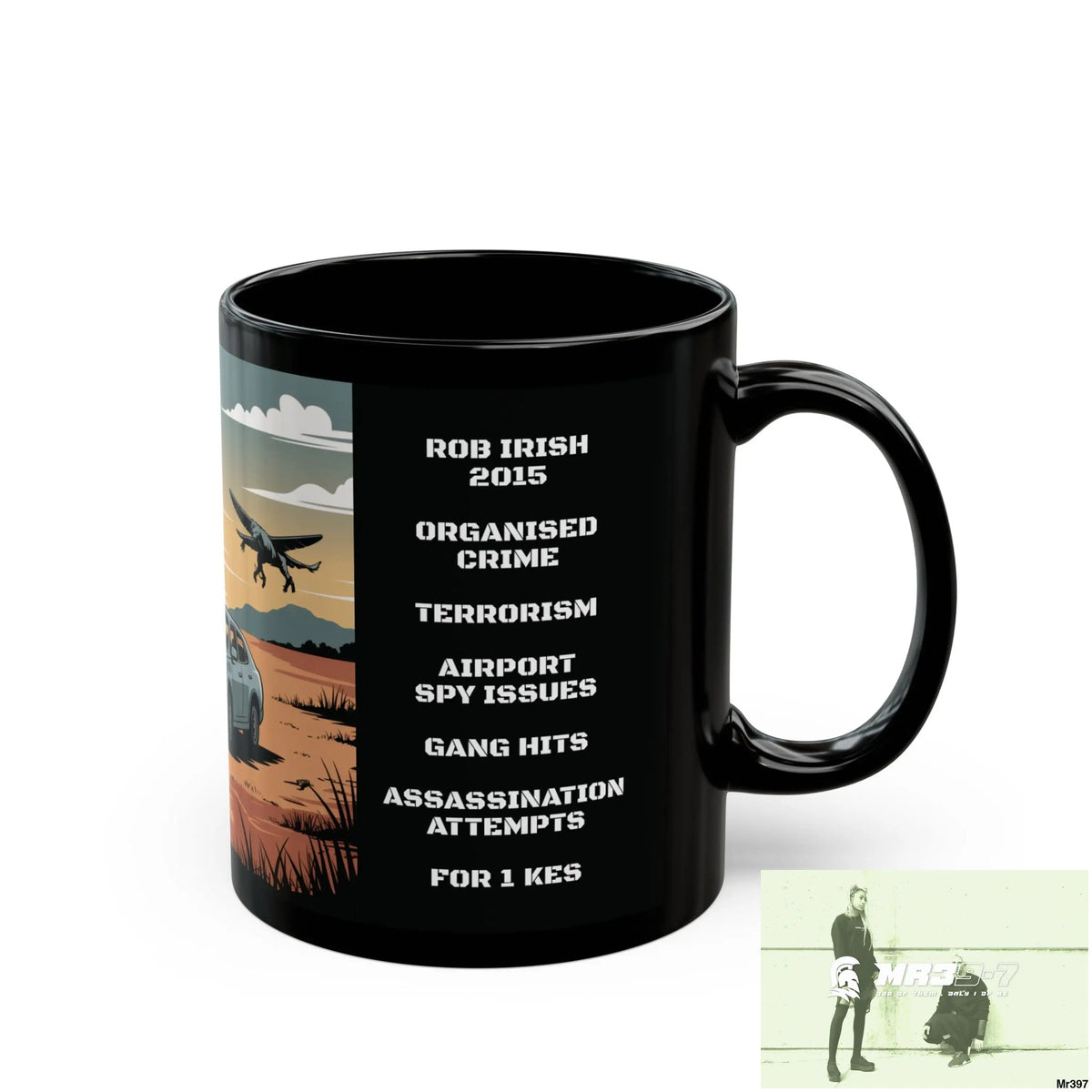 A Who Dares Wins Tactical SAS Kenya 2015 trip New AI Blog no14 Banksy inspired Themed 11oz Black Mug GB 11oz Mug