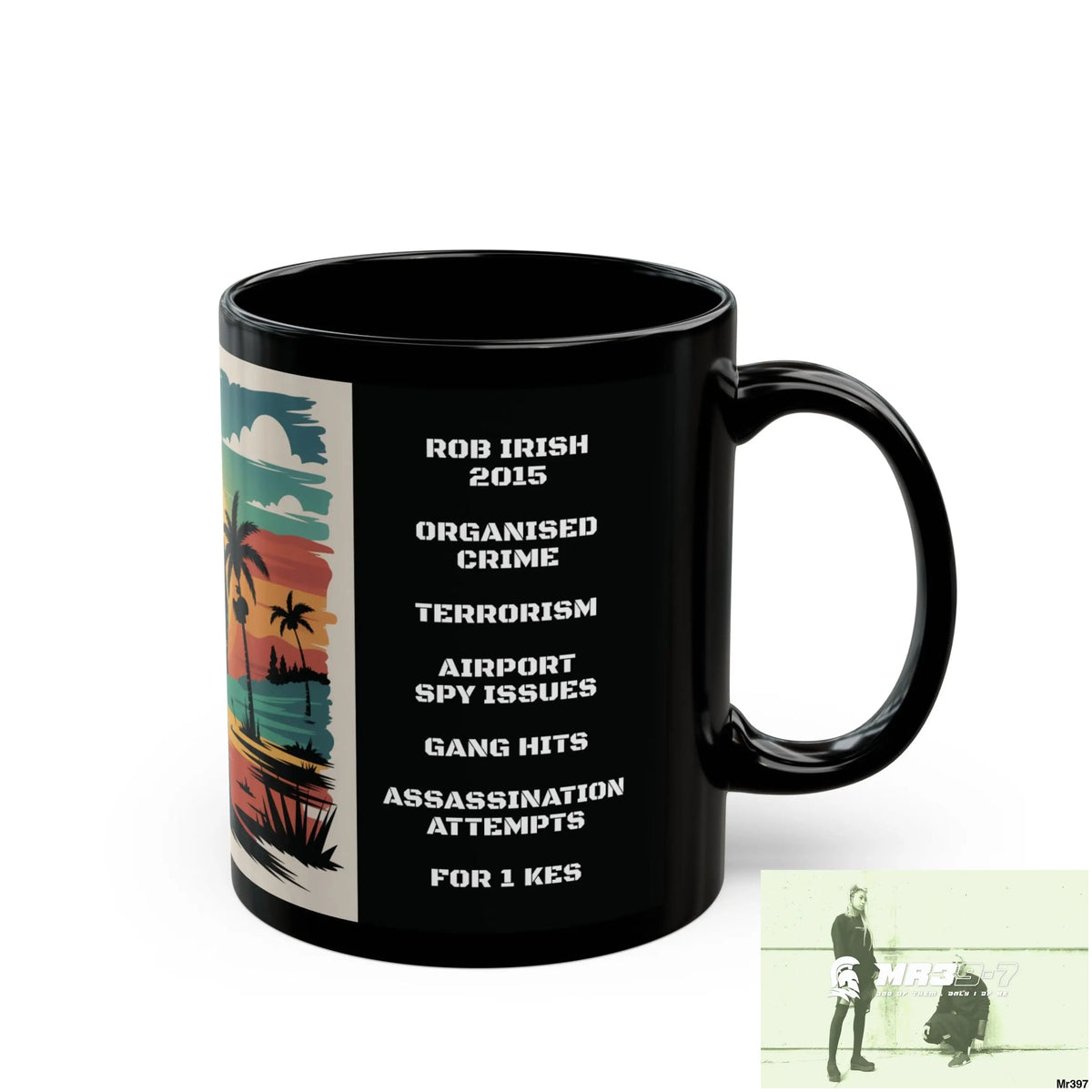 A Who Dares Wins Tactical SAS Kenya 2015 trip New AI Blog no16 Banksy inspired Themed 11oz Black Mug GB 11oz Mug