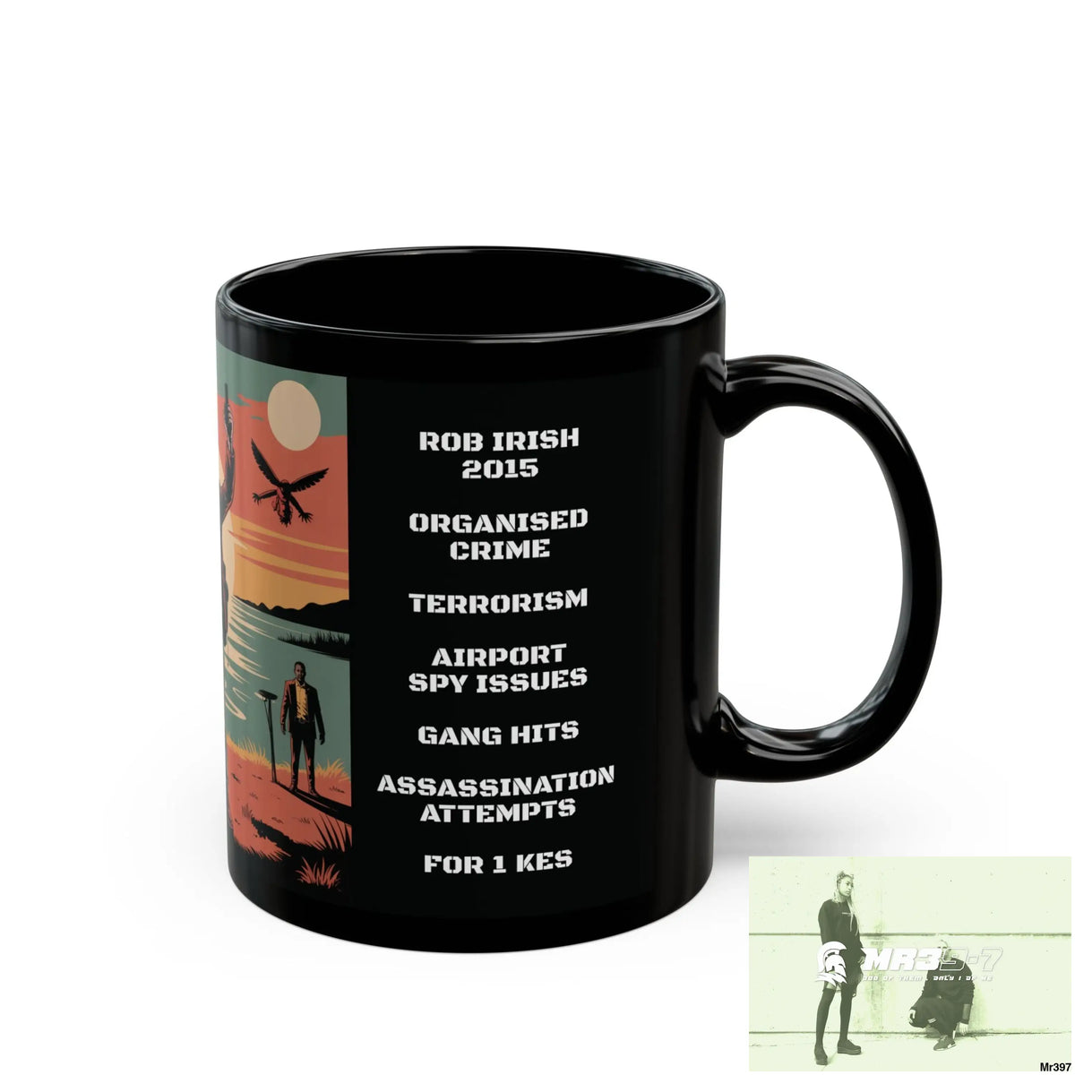 A Who Dares Wins Tactical SAS Kenya 2015 trip New AI Blog no17 Banksy inspired Themed 11oz Black Mug GB 11oz Mug
