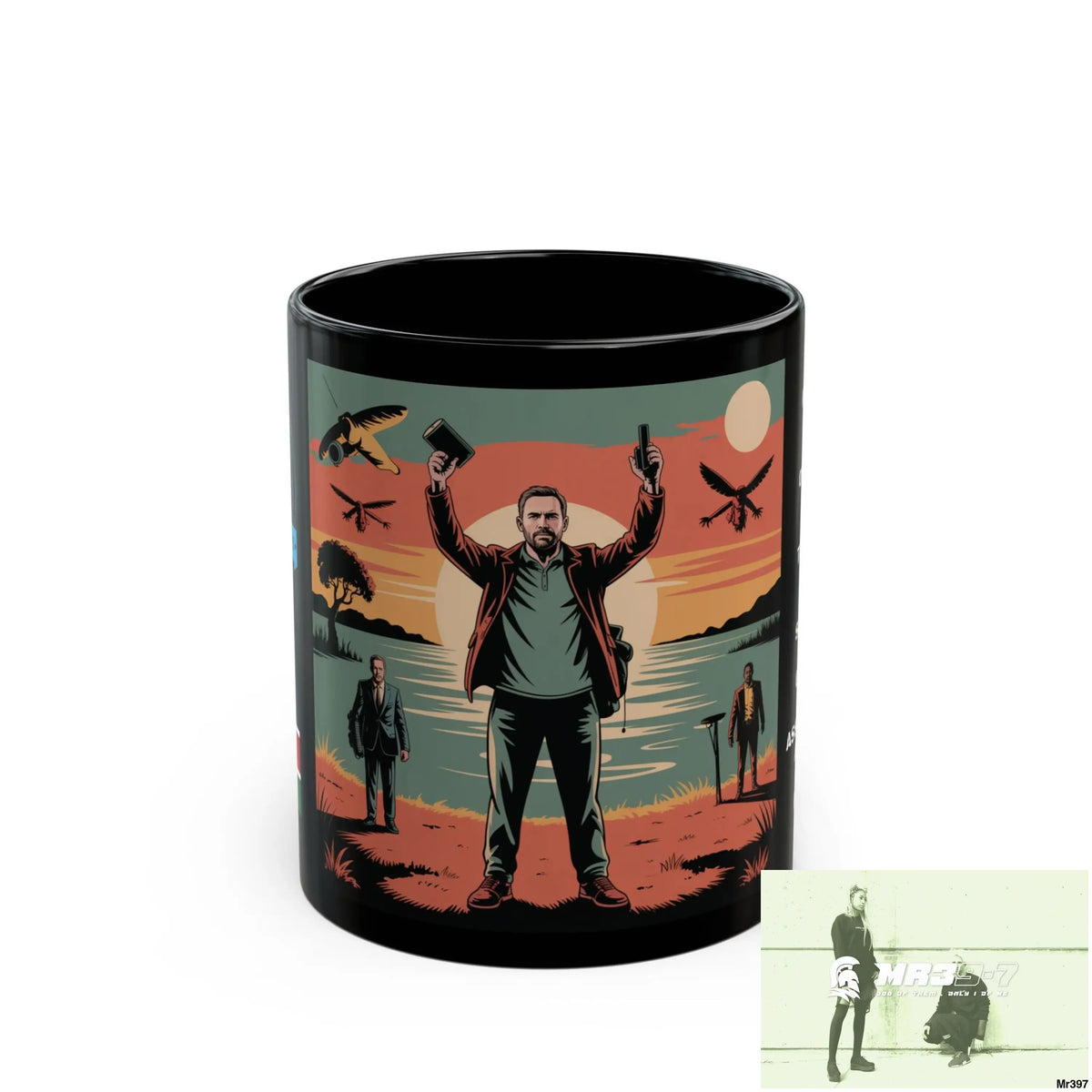 A Who Dares Wins Tactical SAS Kenya 2015 trip New AI Blog no17 Banksy inspired Themed 11oz Black Mug GB 11oz Mug