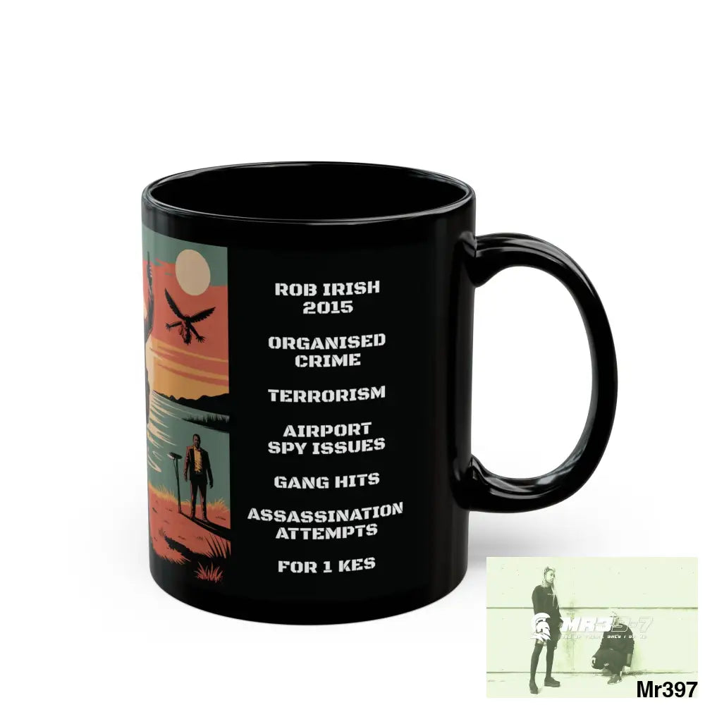 A Who Dares Wins Tactical SAS Kenya 2015 trip New AI Blog no17 Banksy inspired Themed 11oz Black Mug GB 11oz Mug