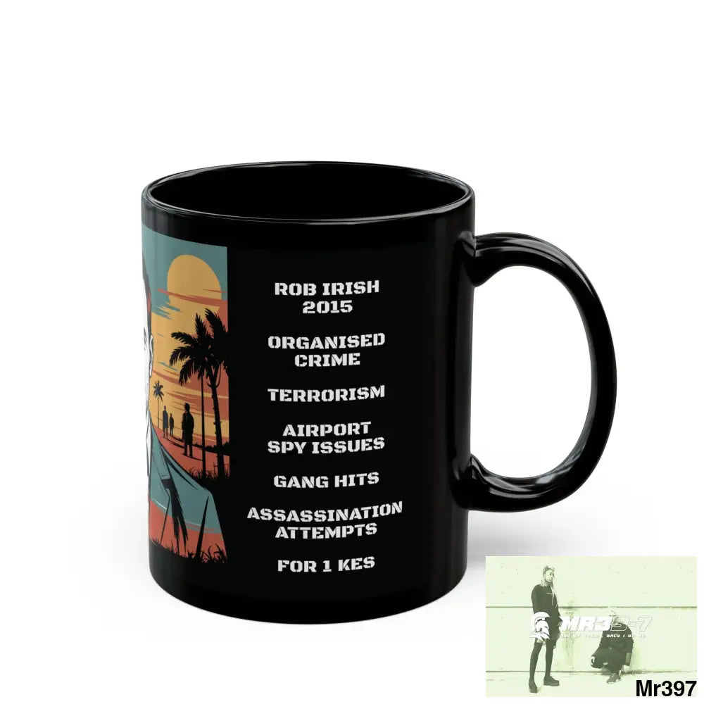 A Who Dares Wins Tactical SAS Kenya 2015 trip New AI Blog no18 Banksy inspired Themed 11oz Black Mug GB 11oz Mug
