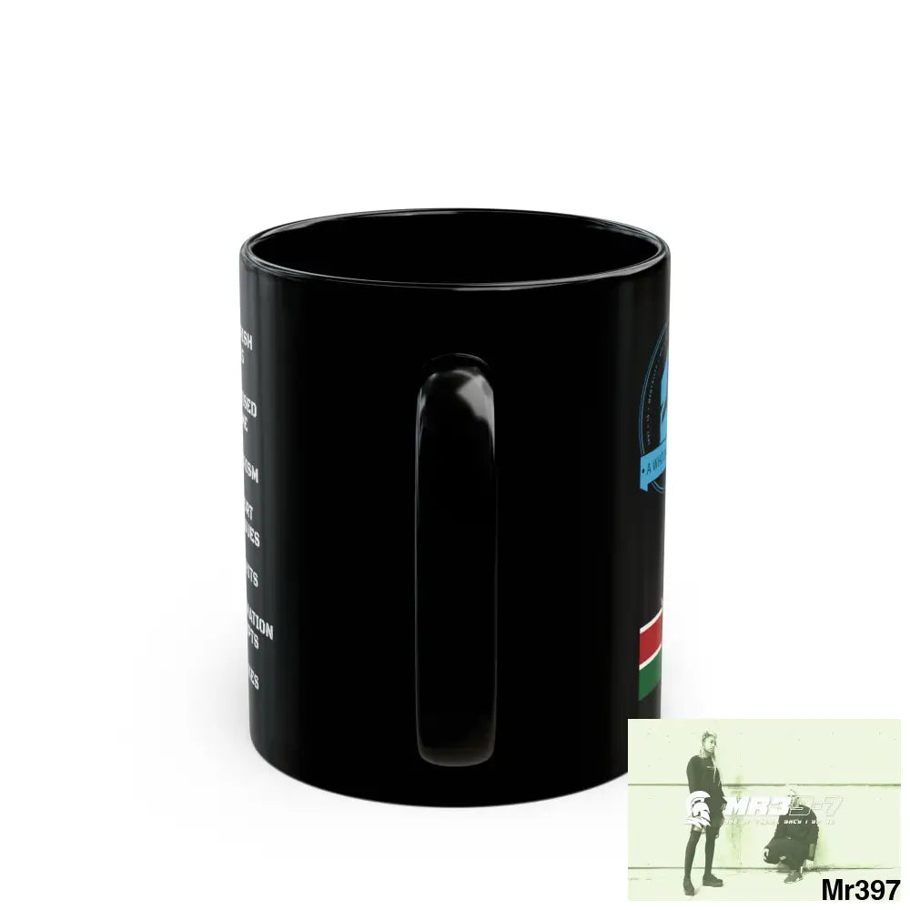 A Who Dares Wins Tactical SAS Kenya 2015 trip New AI Blog no20 Banksy inspired Themed 11oz Black Mug GB 11oz Mug