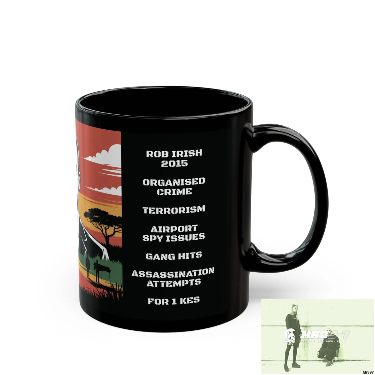 A Who Dares Wins Tactical SAS Kenya 2015 trip New AI Blog no20 Banksy inspired Themed 11oz Black Mug GB 11oz Mug