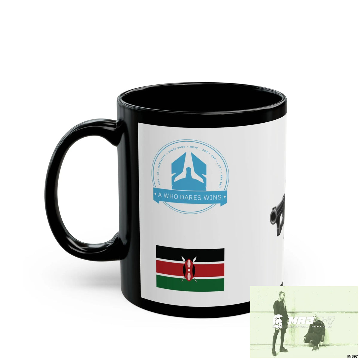 A Who Dares Wins Tactical SAS Kenya 2015 trip New AI Blog no6 Themed 11oz Black Mug GB 11oz Mug
