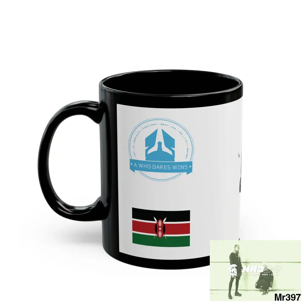 A Who Dares Wins Tactical SAS Kenya 2015 trip New AI Blog no9 Themed 11oz Black Mug GB 11oz Mug