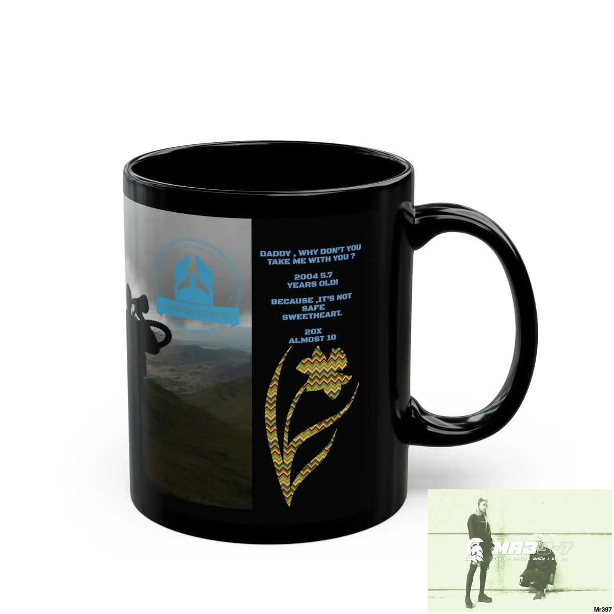 A Who Dares Wins Tactical SAS Roll over Death night 04/ 20X Strike B Done MT Snowdon 11oz Black Mug GB / Thailand/