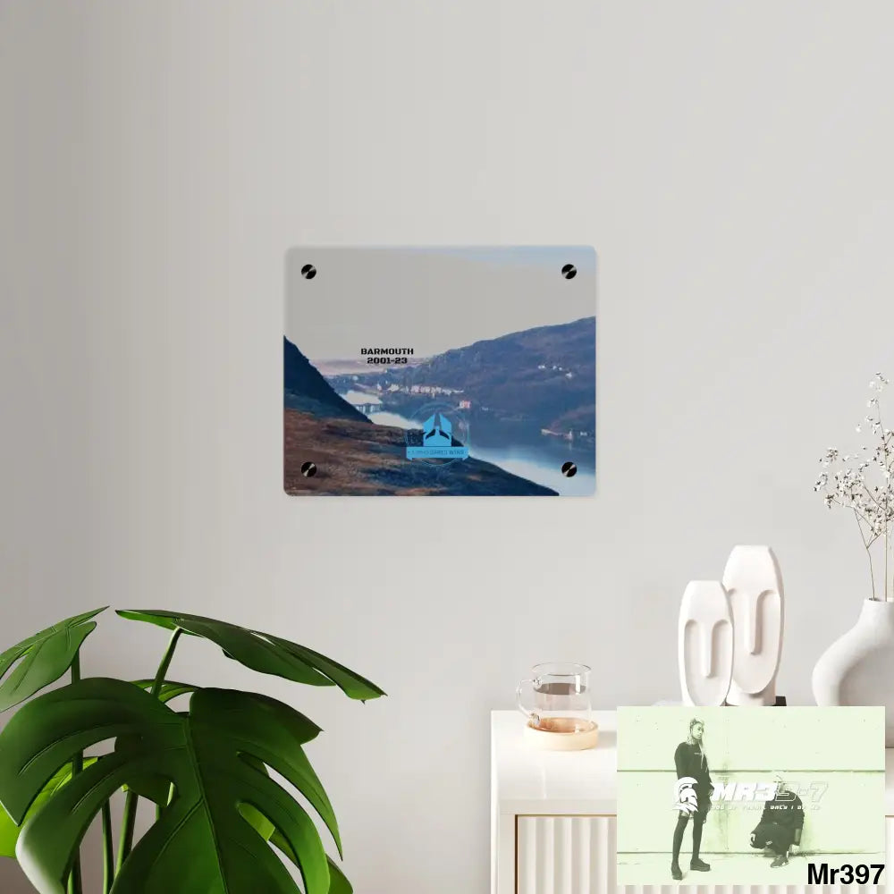 A Who Dares Wins Tactical shot of (Barmouth 2001-2024) via Cadair Idris Acrylic Wall Art Panels Home Decor