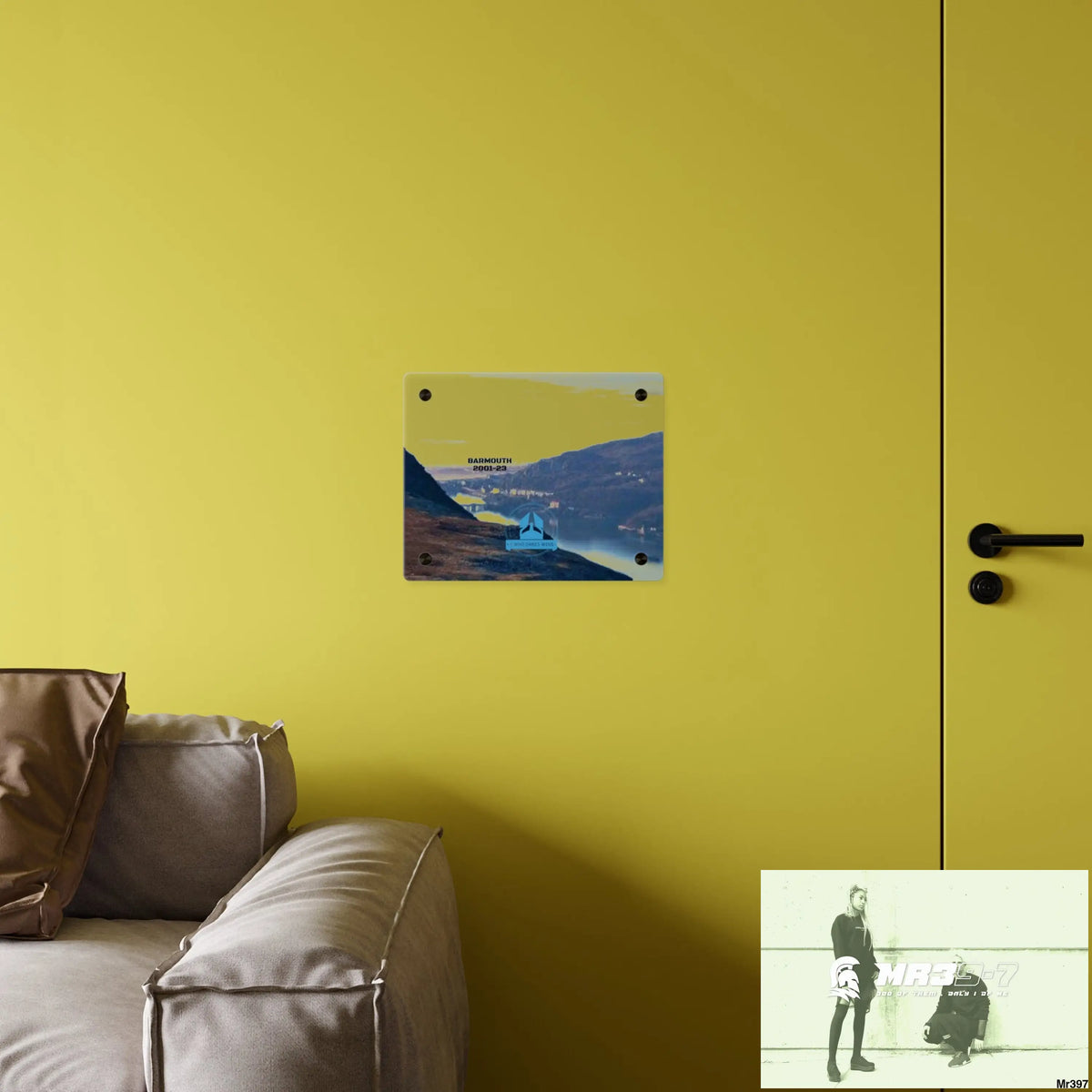 A Who Dares Wins Tactical shot of (Barmouth 2001-2024) via Cadair Idris Acrylic Wall Art Panels Home Decor