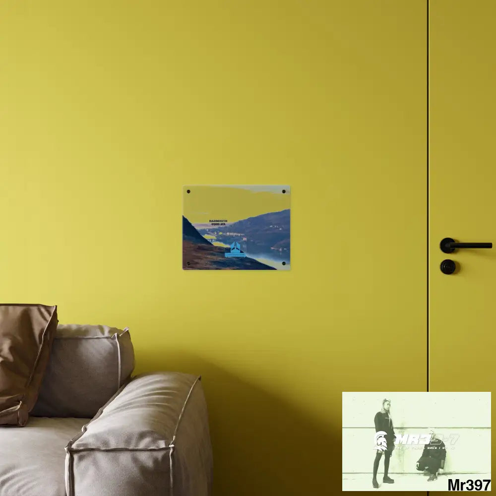 A Who Dares Wins Tactical shot of (Barmouth 2001-2024) via Cadair Idris Acrylic Wall Art Panels Home Decor