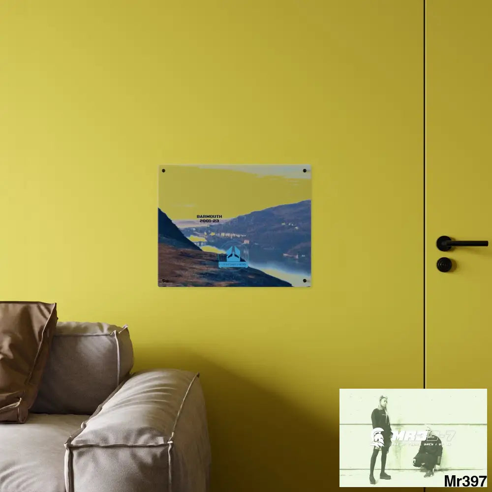 A Who Dares Wins Tactical shot of (Barmouth 2001-2024) via Cadair Idris Acrylic Wall Art Panels Home Decor