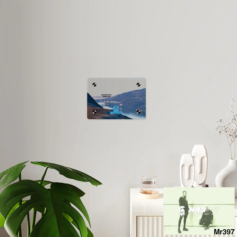 A Who Dares Wins Tactical shot of (Barmouth 2001-2024) via Cadair Idris Acrylic Wall Art Panels Home Decor