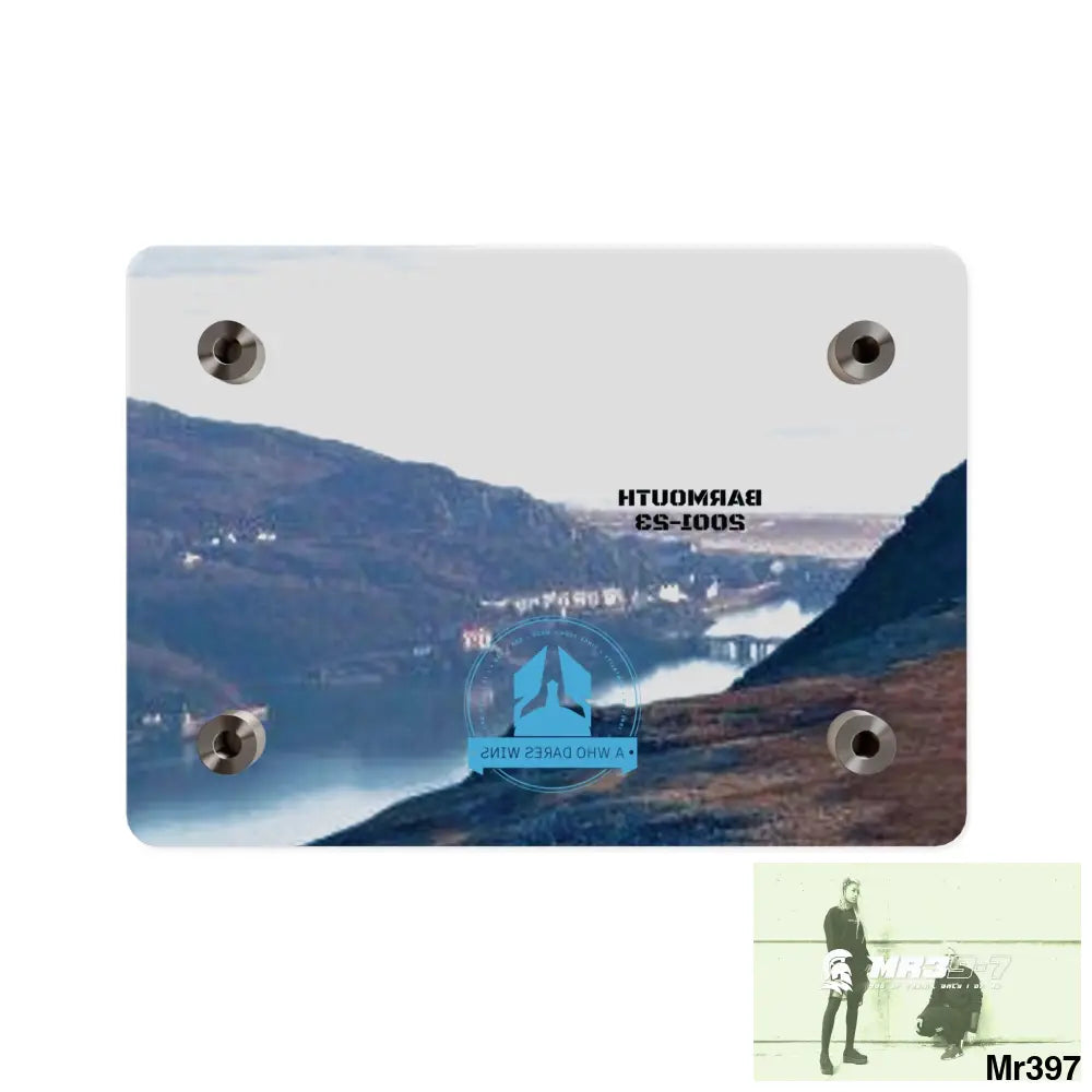 A Who Dares Wins Tactical shot of (Barmouth 2001-2024) via Cadair Idris Acrylic Wall Art Panels Home Decor