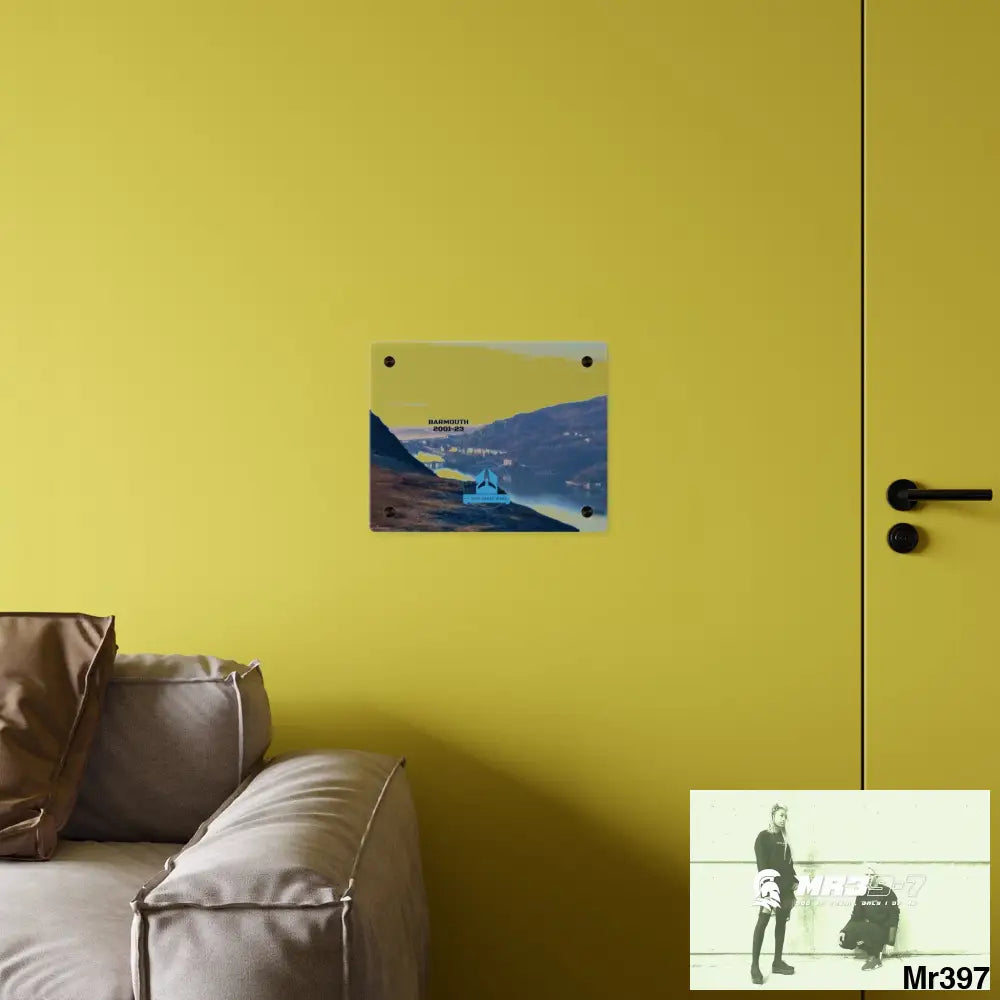 A Who Dares Wins Tactical shot of (Barmouth 2001-2024) via Cadair Idris Acrylic Wall Art Panels Home Decor