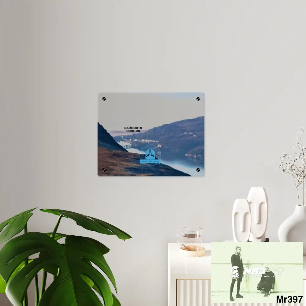 A Who Dares Wins Tactical shot of (Barmouth 2001-2024) via Cadair Idris Acrylic Wall Art Panels Home Decor